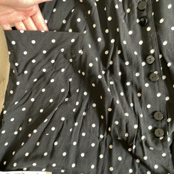 ASOS Black High Waited Midi Skirt with Pockets: UK 6, EU 34, US 2 - Picture 5 of 5